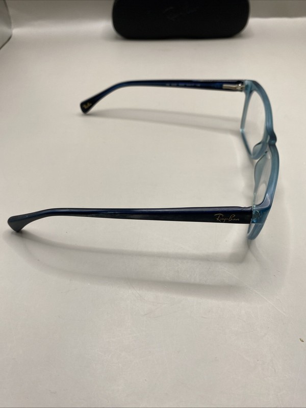 Ray-Ban RB 5298 Teal Blue Eye Glasses Frames & Case Cloth Only 53-17-135 gallery