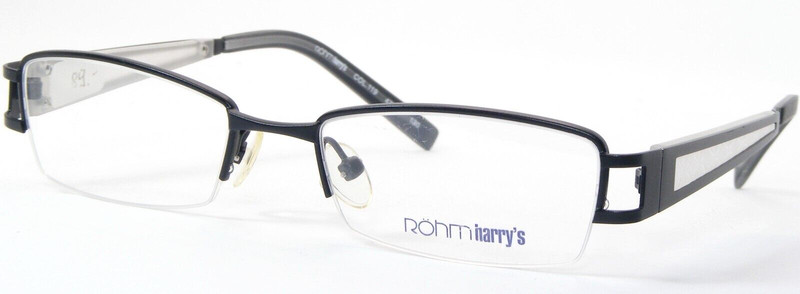 Röhm harry’s 1520 119 MATT BLACK /MATT CLEAR EYEGLASSES GLASSES ROHM 47-17-130mm