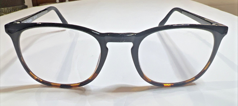 B.e Bio Eyes BE29 Spruce DTTG Full Eyeglass Frames Black Dark Tort 51-21-140 gallery