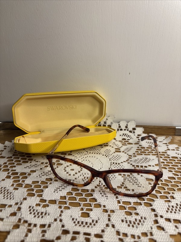 Swarovski Rx Eyeglasses SK 5412 052-new With Case And Cloth 54-15-140