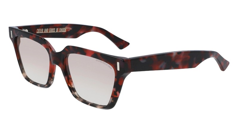 NEW CUTLER AND GROSS CG1347S 002 RED HAVANA 57MM AUTHENTIC EYEGLASSES 57-16-145