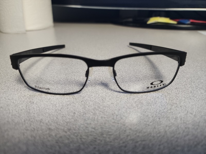 Oakley METAL PLATE 22-198 Matte Black Titanium 53/18/140 Eyeglasses