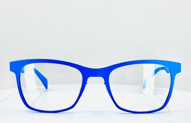 NEW ITALIA INDEPENDENT 5026 027 Blue Square Full Rim Eyeglasses 53-20-145 B:42