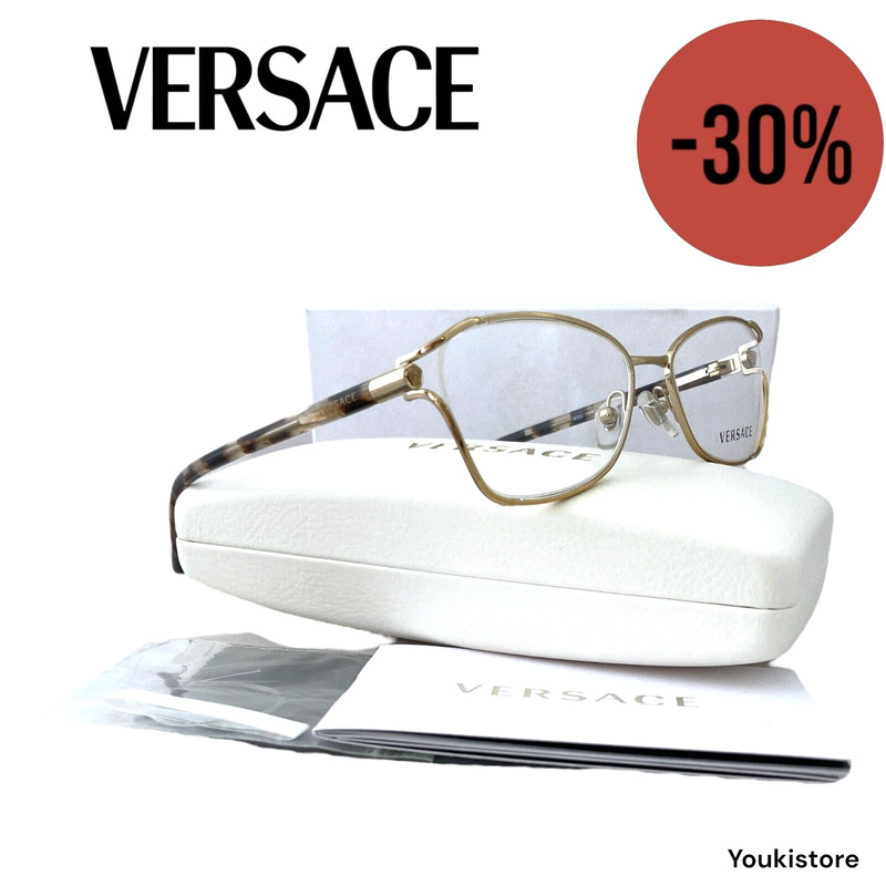 VERSACE eyeglasses MOD 1208 1252 52 16 130 RARE eyeglasses M.in Italy CE