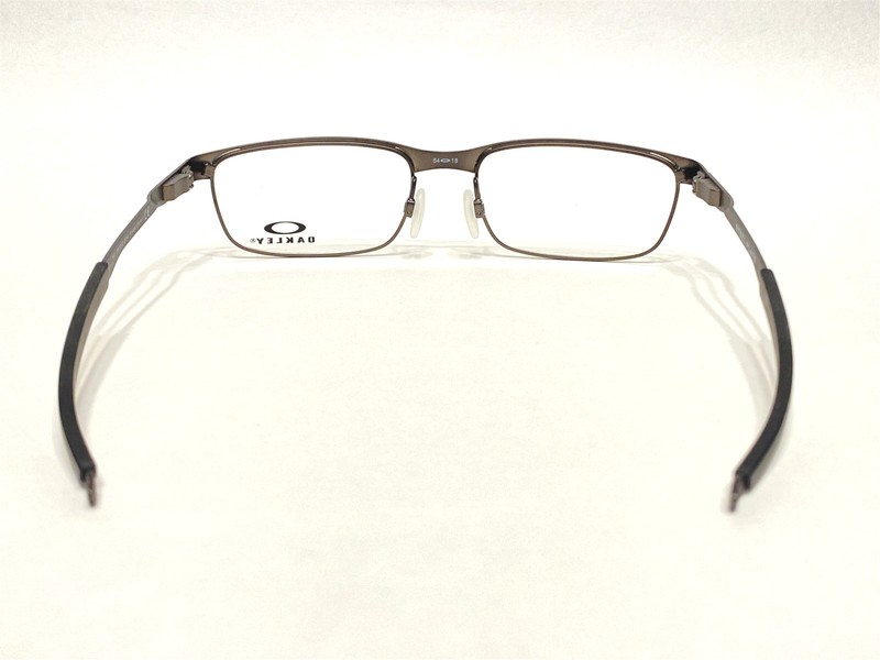NEW Oakley Steel Plate OX3222 0254 Men's Pewter Cement Eyeglass Frames 54/18~141 gallery