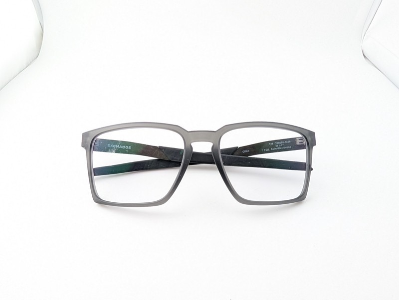 Oakley Eyeglasses Frames Only, EXCHANGE, OX8055-0256, 56-17-136, Satin Grey
