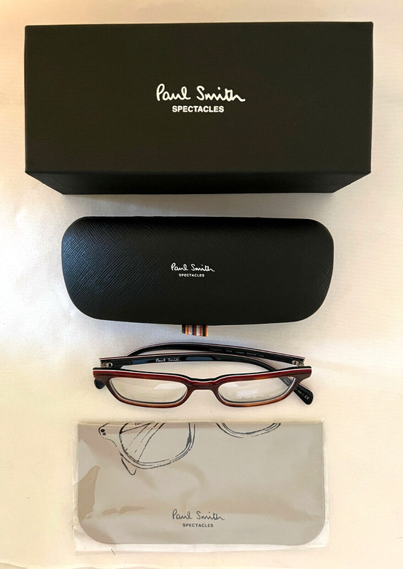Authentic PAUL SMITH PM8257U 1605 Logue Cherrywood Stripe Demo Lens Eyeglasses gallery