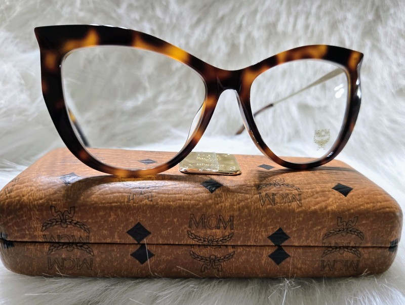 NEW MCM2701 214 Havana Eyeglasses 54mm with MCM Case gallery