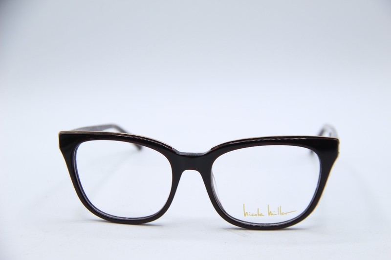 NEW NICOLE MILLER CONOVER C03 VIOLET GOLD AUTHENTIC FRAMES EYEGLASSES 52-18 gallery