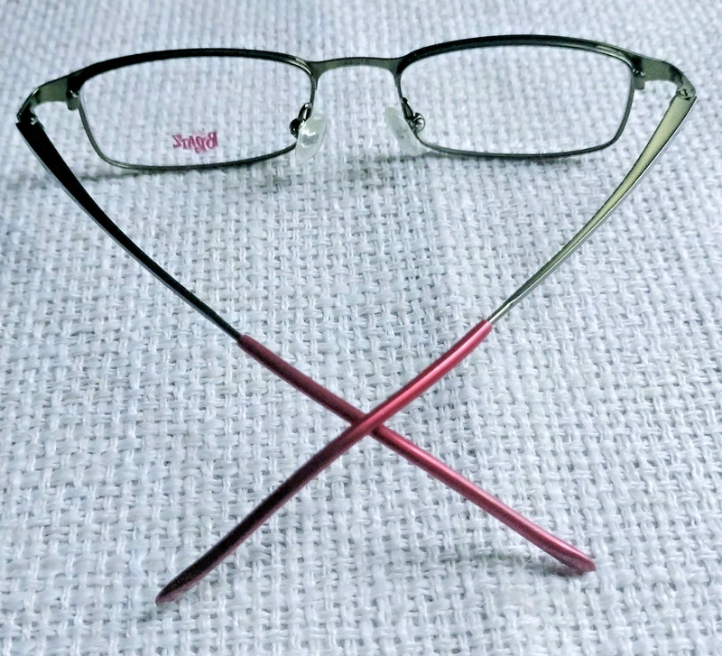 Bratz TM Eyeglasses Frames Violet Green Red Rectangle Full Rim 130 Made In Korea