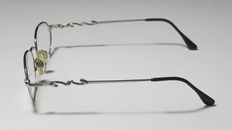 NEW MARCOLIN 7191 EYEWEAR VINTAGE DESIGNER WOMENS METAL ITALY GRAY 740 50-18-135 gallery
