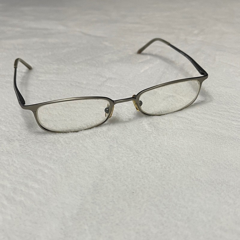 Hush Puppies Kenmark HP365 Gunmetal Rectangular Eyeglasses Frames 48-19-135 ST