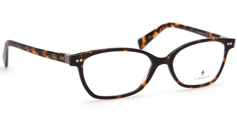 New SERAPHIN KELLY / 8528 Dark Tortoise Eyeglasses 51-16-140mm B32mm Japan gallery
