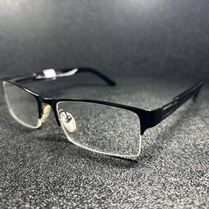 Men’s Eyeglasses FM17266 Matte Black 54-17-145 Half Rim Metal $76 Walmart