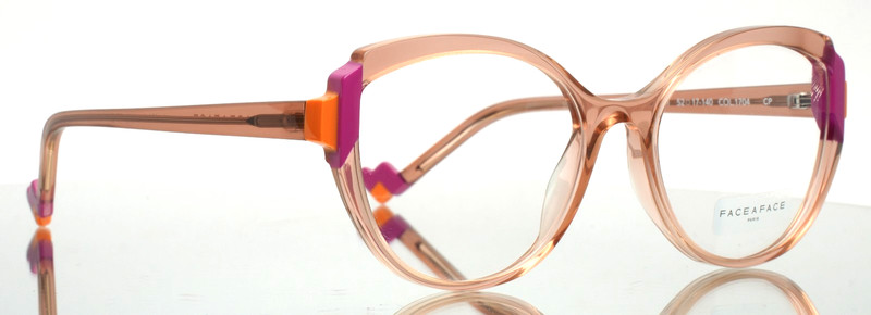 FACE A FACE Bocca Bloom 1 1704 Powdery Peach Womens Eyeglasses 52-17-140 B:43 gallery
