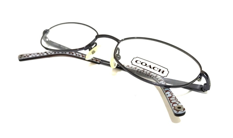 Authentic Coach Della 128 Women's Floral Bling Eyeglasses Frames 50MM Slate gallery