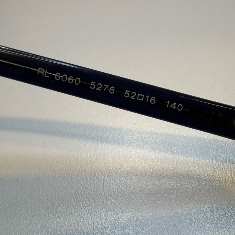 RALPH LAUREN EYEGLASSES RL6060/5276 - 52•16•140 RALPH LAUREN GLASSES FRAMES ONLY gallery