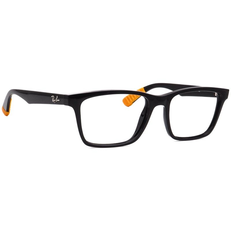 Ray-Ban Eyeglasses RB 7025 5417 Polished Black Square Frame 55[]17 145