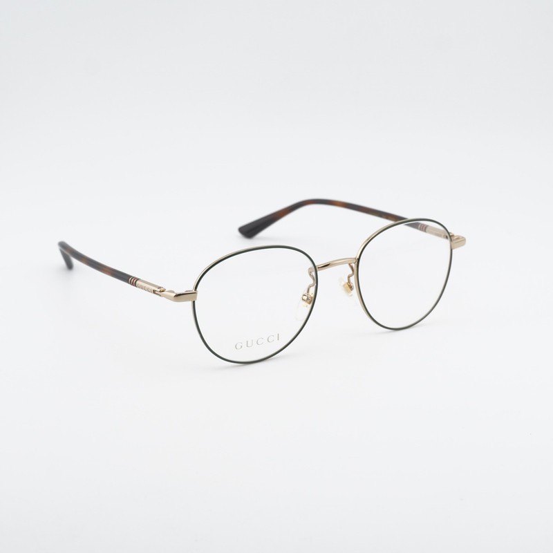 Gucci GG0392O 004 Green/Gold 51mm Eyeglasses New Authentic gallery