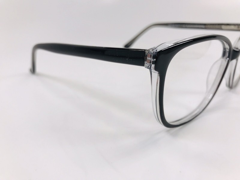 New Designer Inspired SUCCESS SS-122 Black on Crystal Eyeglasses 53mm w/Case gallery