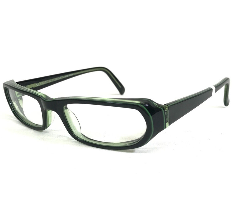 Morgenthal Frederics Eyeglasses Frames 209 MARILYN Green Rectangular 51-17-130