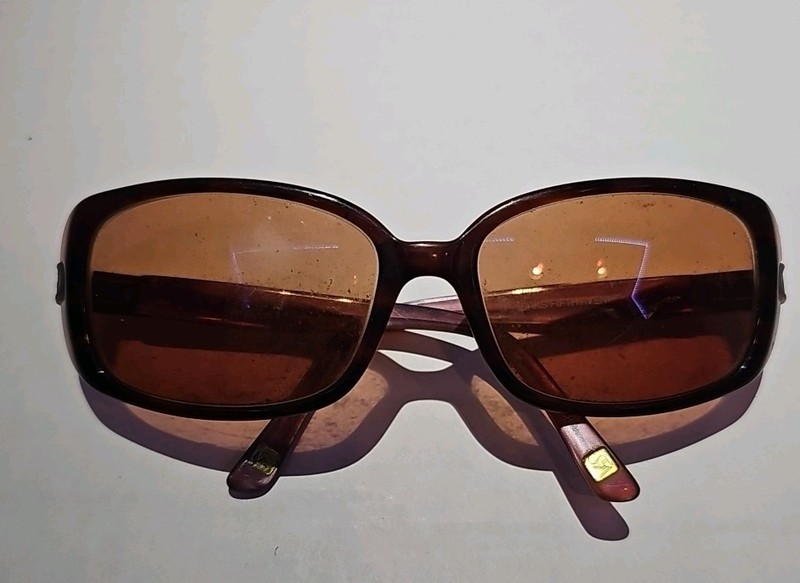 Saks Fifth Ave Y2K Frames Oversized Tortoise Brown Womens Designer *Frames Only*