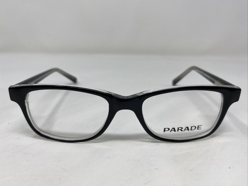 Parade Eyewear 1729 BLACK CRYSTAL 48-17-135 Full Rim Eyeglasses Frame EY34