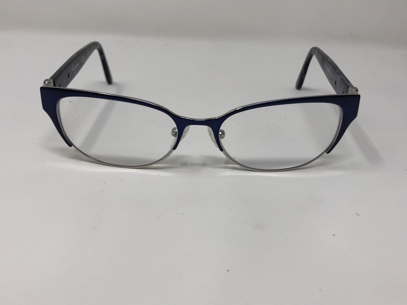 TORY BURCH TY1045 3127 Eyeglasses Frame 52-16-135 Navy Blue/Silver Split RT55 gallery