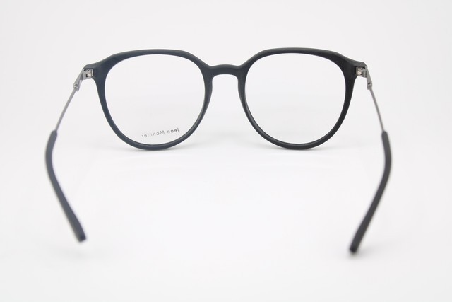 NEW JEAN MONNIER JB 3226 K188 MATTE BLACK GUNMETAL AUTHENTIC EYEGLASSES 52-19 gallery