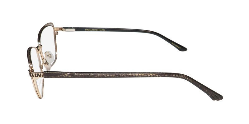 NEW DANA BUCHMAN MARCIA EYEWEAR GOLD CAT EYE WOMENS FULL-RIM 52-15-135 TG METAL gallery
