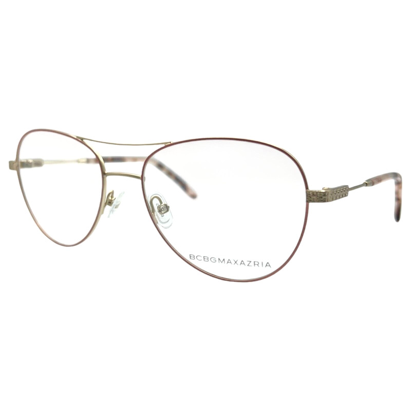BCBG MAXAZRIA – CALLIE ROSE 54/17/135 – PINK GOLD NEW Authentic WOMEN EYEGLASSES