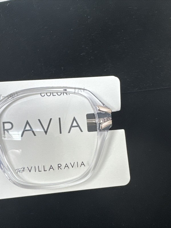 Villa Ravia Eyewear RV-2630 Crystal Eyeglasses with Wave Temples 54/17/140 gallery