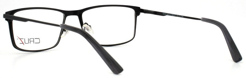 CRUZ KINGS RD Black Mens Rectangle Full Rim Eyeglasses 53-16-135 B:33 gallery