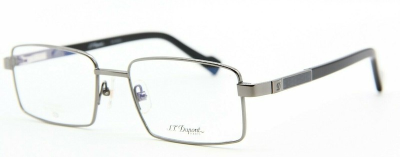 NEW ST DUPONT DP-0016U 3 GUNMETAL AUTHENTIC FRAMES EYEGLASSES RX DP 0016U 53-17