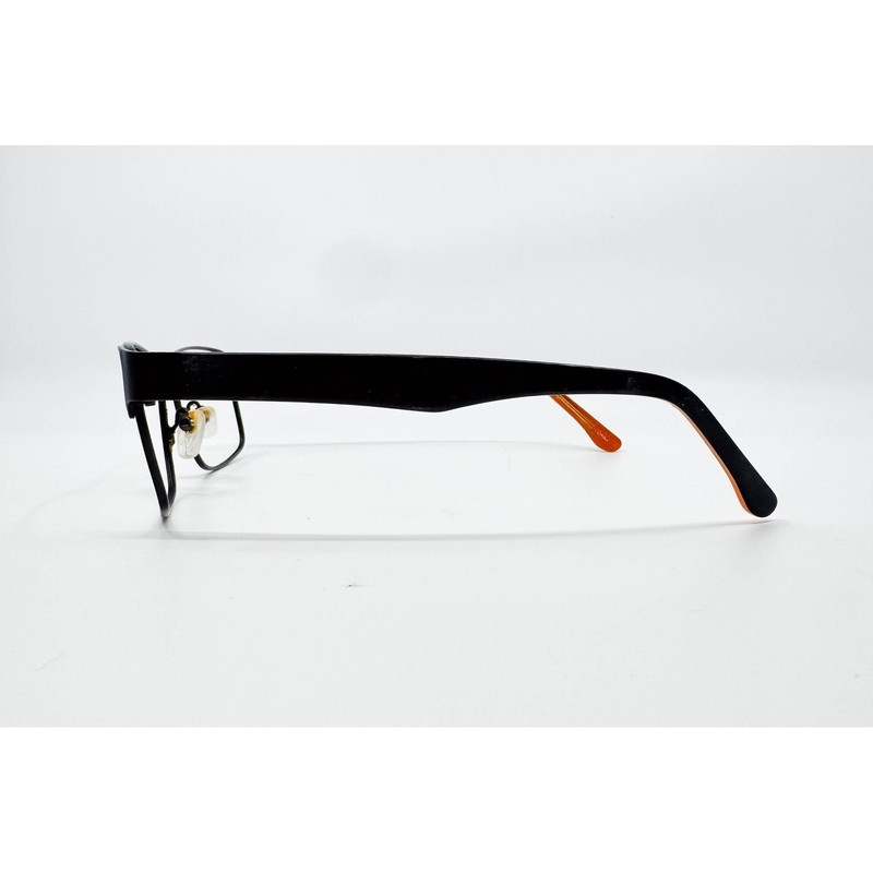 Link Occhiali Eyeglasses Mens Black Orange Link 1158 56-16-140 gallery