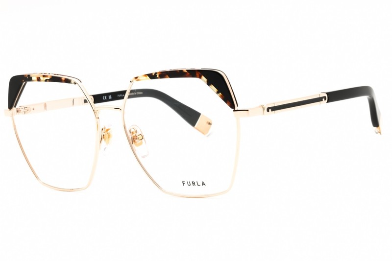 Furla VFU674V 300Y Shiny Rose Gold 55mm Eyeglasses New Authentic