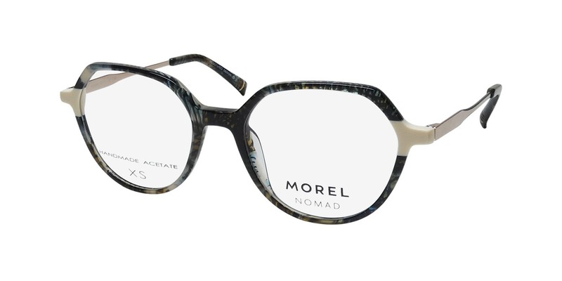 NEW MOREL NOMAD 40203N EYEGLASS FRAME PLASTIC GEOMETRIC FULL-RIM VD05 GREEN