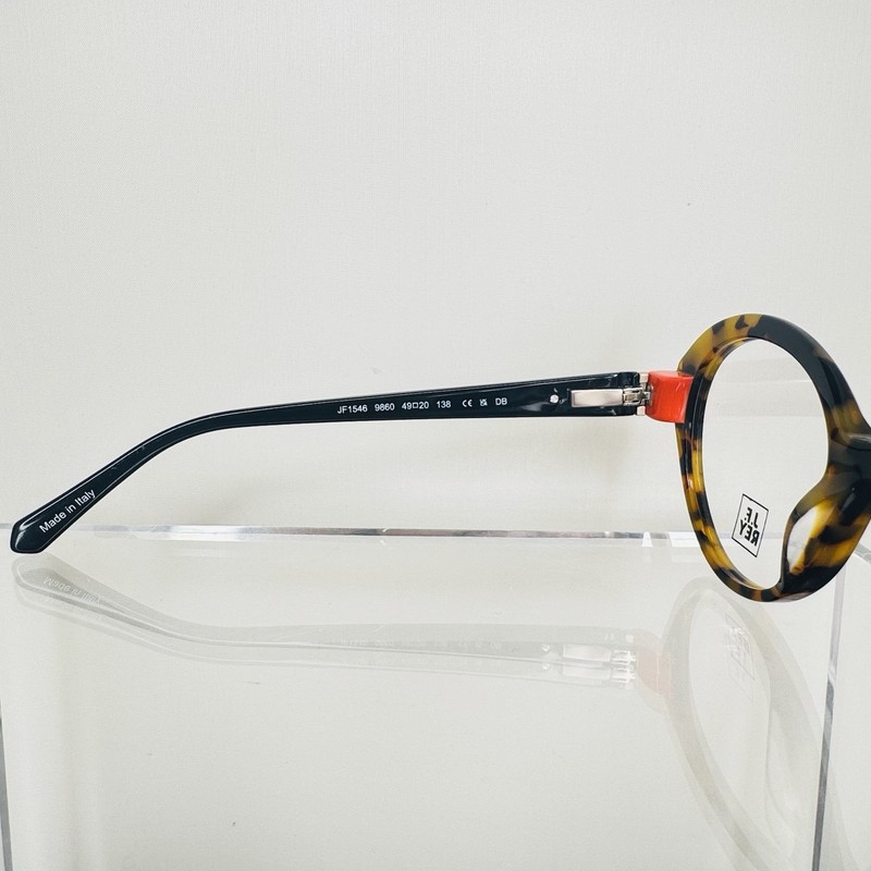 J.F. REY JF1546 MSRP $525 COLOR 9860 TORT ORANGE BLACK DESIGNER EYEGLASS FRAMES gallery