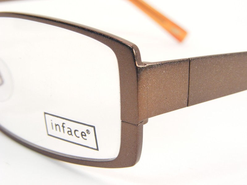 Inface Danish Design if 1063-085 Bronze UNIQUE RARE EYEGLASSES FRAME 52-16-125mm gallery