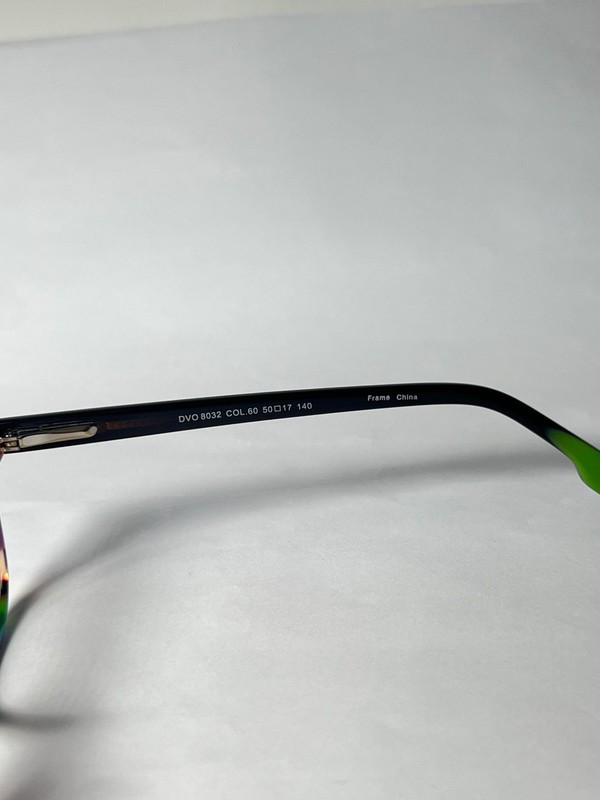 NEW DI VALDI DVO8032 COL.60 MULTICOLOR TUSCANI FRAMES EYEGLASSES 50-17-140 Y791A gallery
