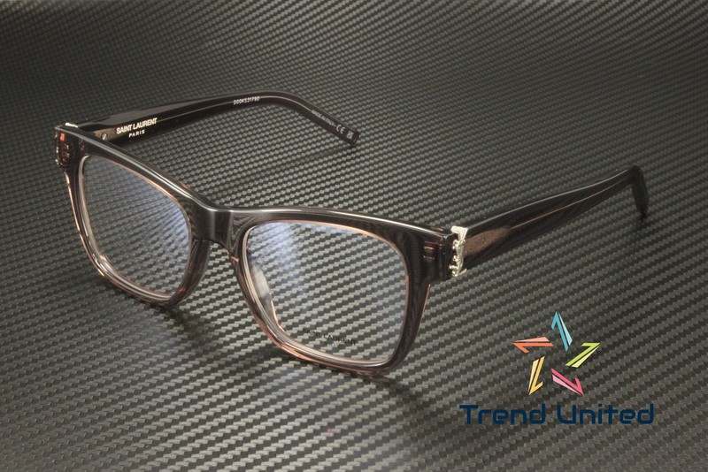 SAINT LAURENT SL M118 003 Cat Eye Recycled Acetate Brown 52mm Women's Eyeglasses gallery