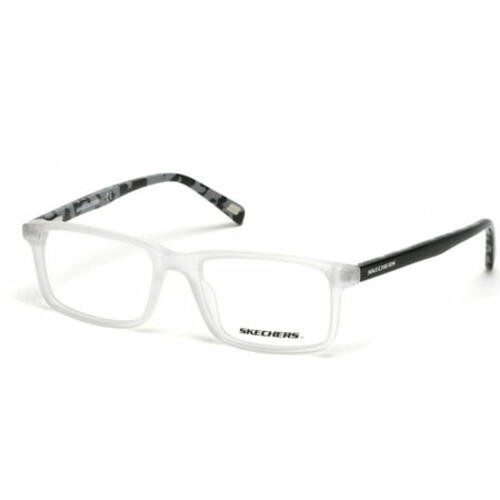 New KIDS Skechers SE-1185 027 Matte Crystal & Black Eyeglasses 47/16/140