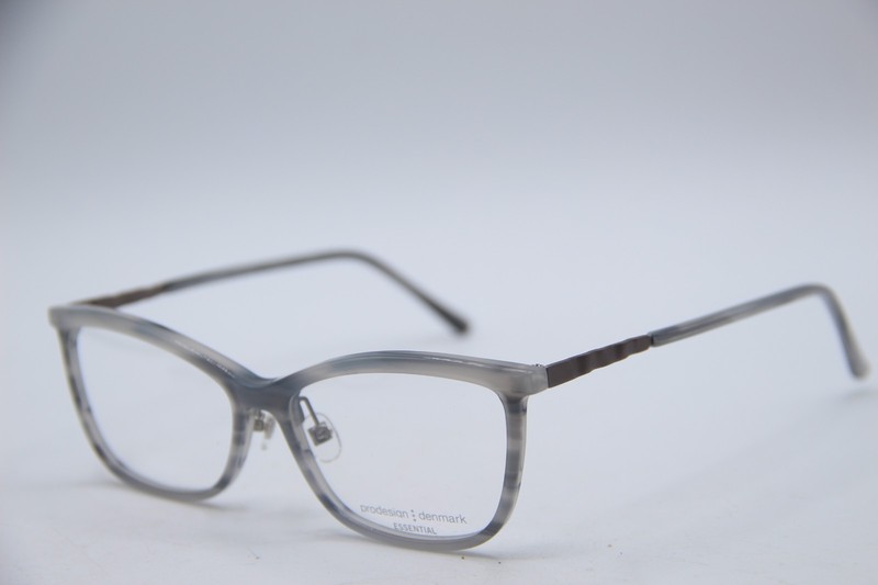 NEW PRODESIGN DENMARK 5651-1 C.6524 GRAY AUTHENTIC EYEGLASSES 53-15