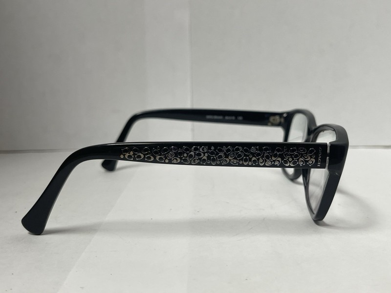 Coach HC 6068 T 5002 54-16-135 Eyeglasses “FRAME ONLY” Women Black Monogram gallery