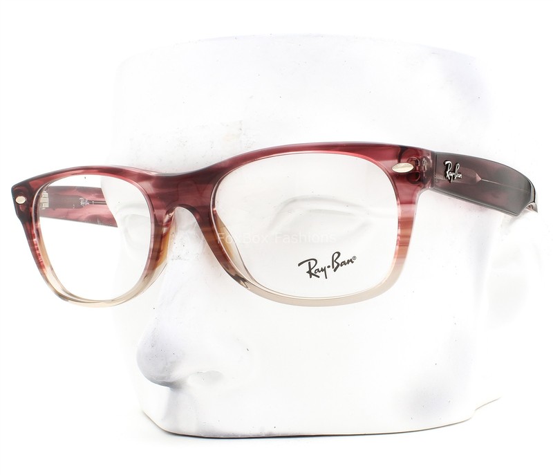 Ray-Ban New Wayfarer Eyeglasses RB 5184 8145 Glasses Bordeaux 52mm No Case