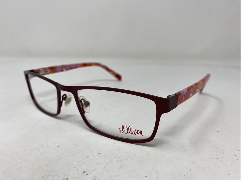 Sir Oliver Germany Mod.93576 Col.300 53-18-135 Red Wine Eyeglasses Frame S859 gallery