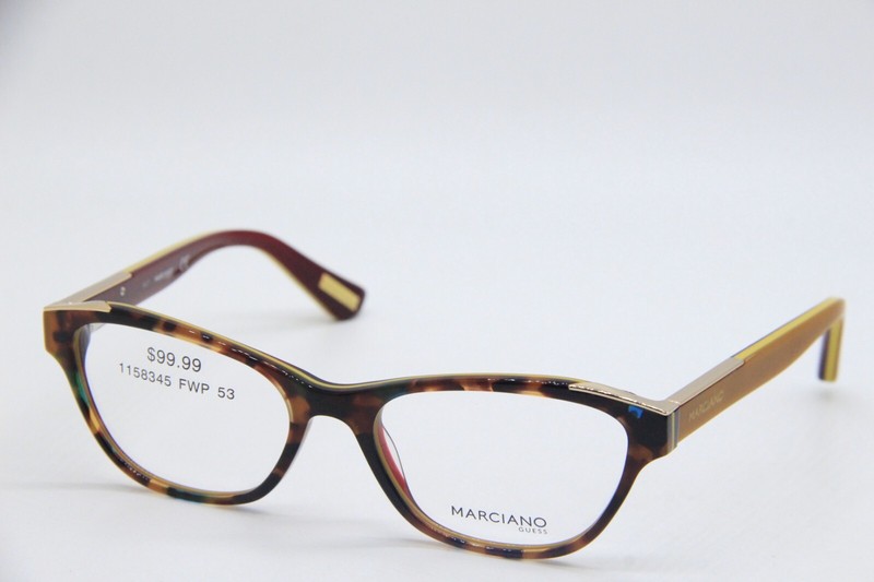 NEW MARCIANO GM0299-3 054 HAVANA BROWN GREEN AUTHENTIC EYEGLASSES 53-17