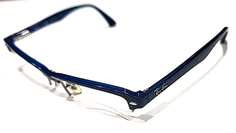 Ray Ban RB7014 5068 Cut Lens String No Logo Tortoise Blue Eyeglasses 54/18 140