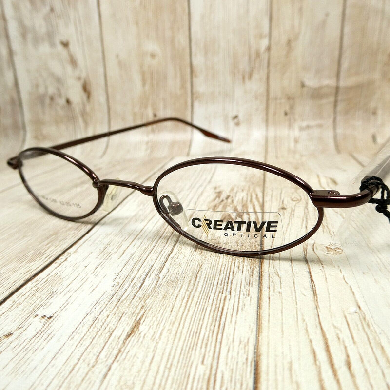 Creative Optical Kids Coffee Brown Metal Eyeglasses FRAMES – CF-1054 42-20-135