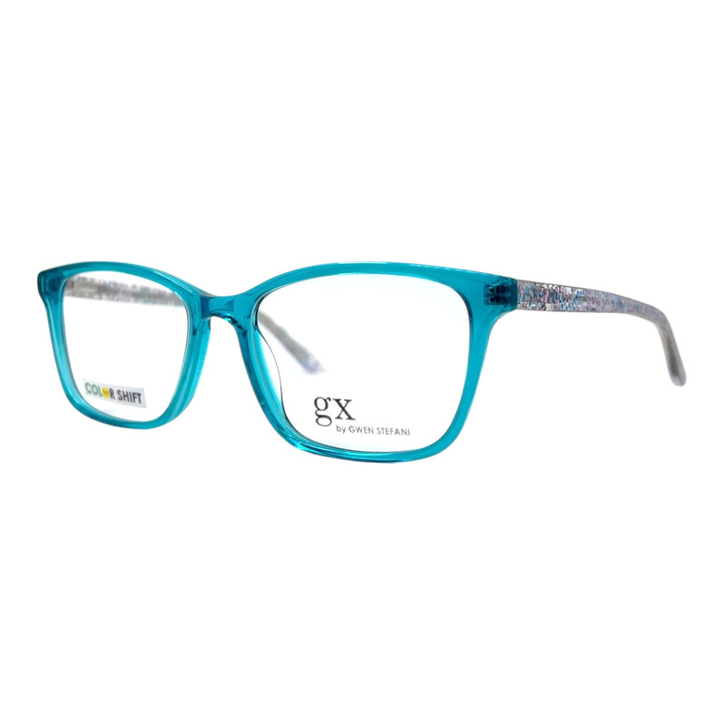 AUTHENTIC & NEW - GWEN STEFANI - GX832 TEA 51/16/135 - CRYSTAL TEAL EYEGLASSES gallery